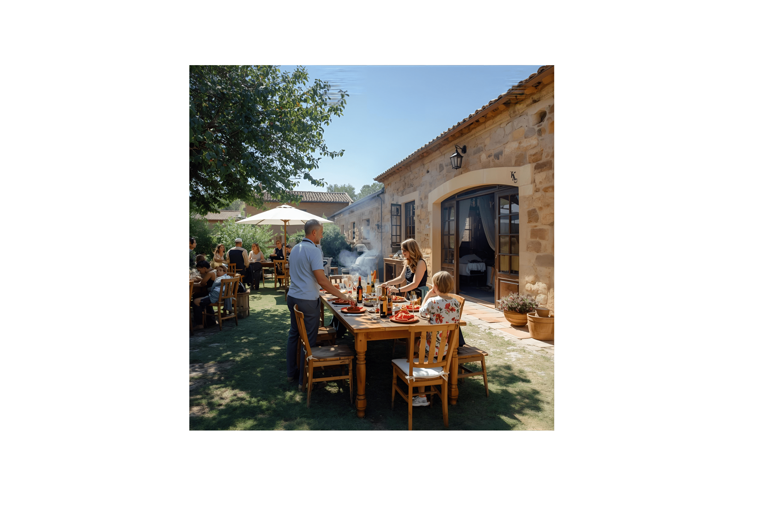 Parrilla argentina en casa privada